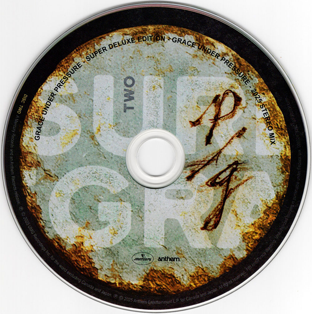 Rush: Grace Under Pressure Deluxe Box Set - Box Set Artwork & Photos