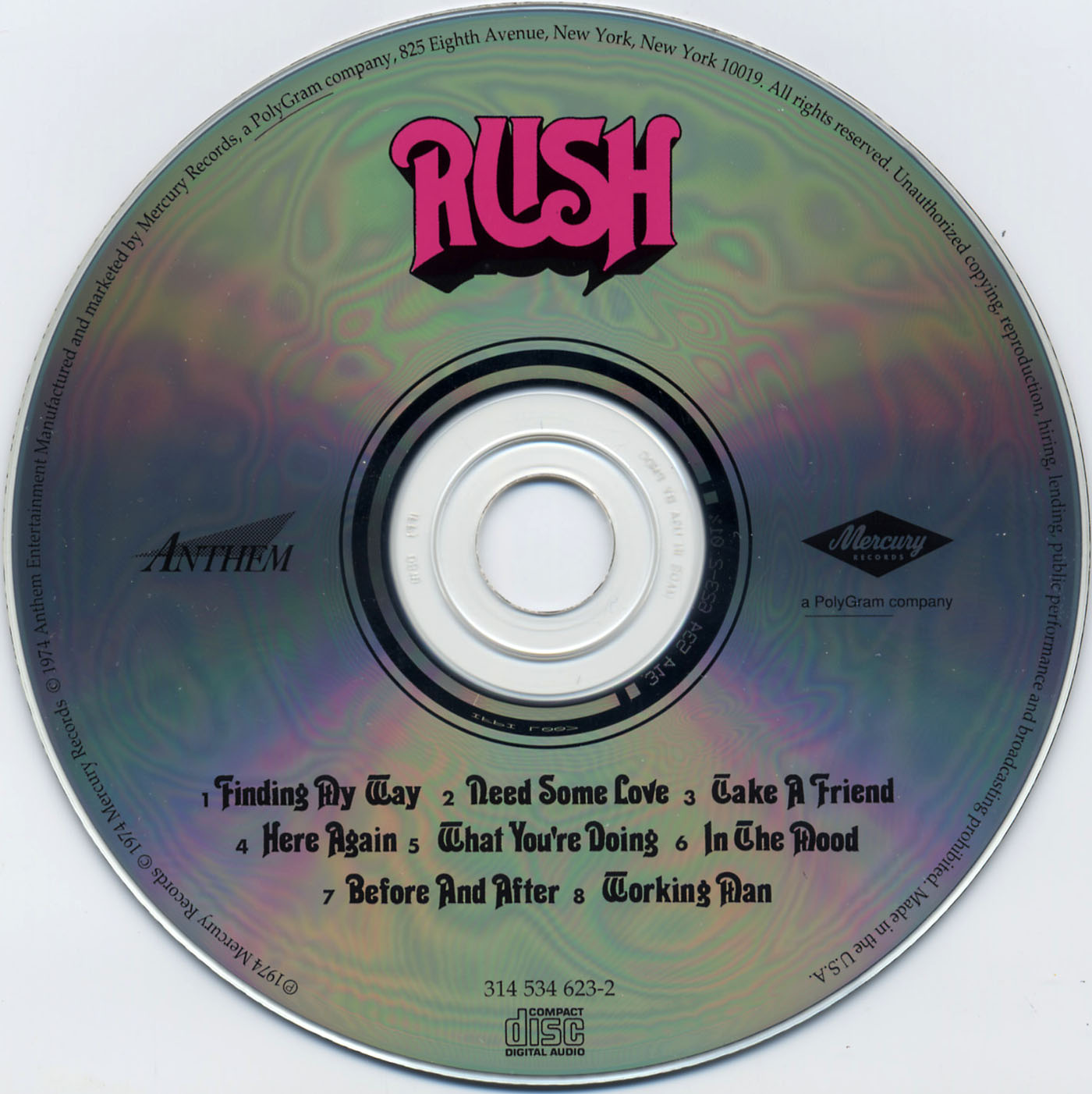 Rush CD