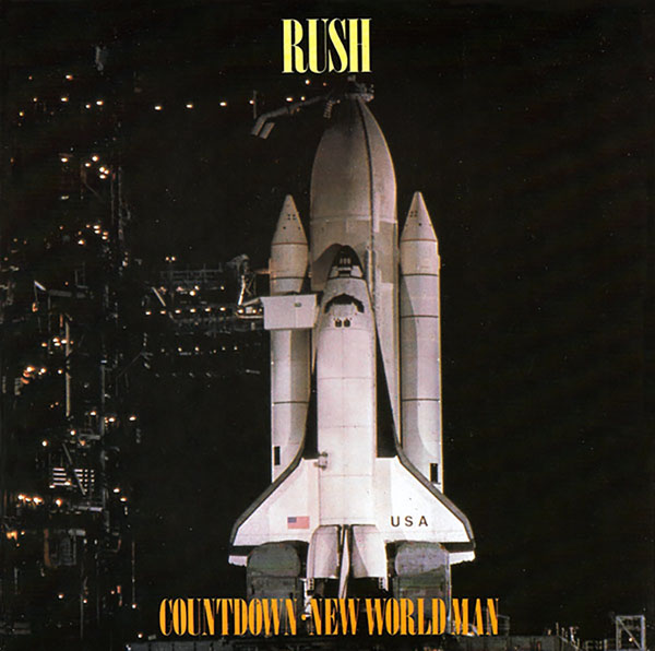 Rush: Countdown b/w New World Man 45RPM Vinyl