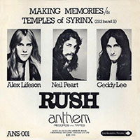 Rush Making Memories b/w The Temples of Syrinx