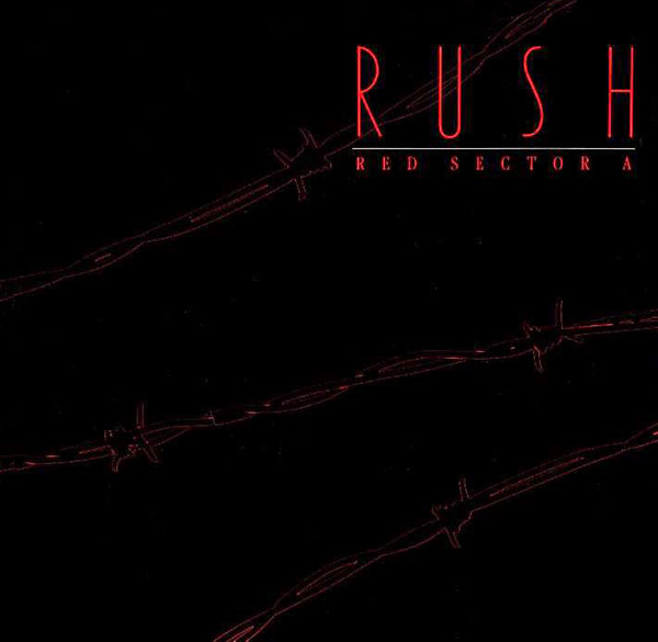 Rush: Red Sector A b/w Red Lenses 45RPM Vinyl