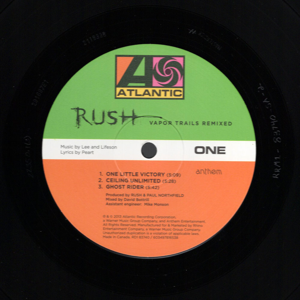 Rush Vapor Trails