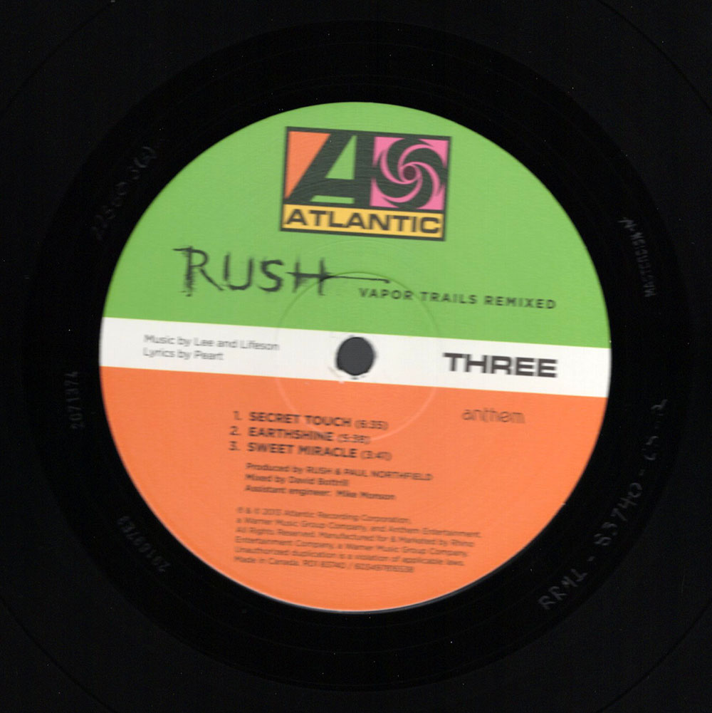 Rush Vapor Trails