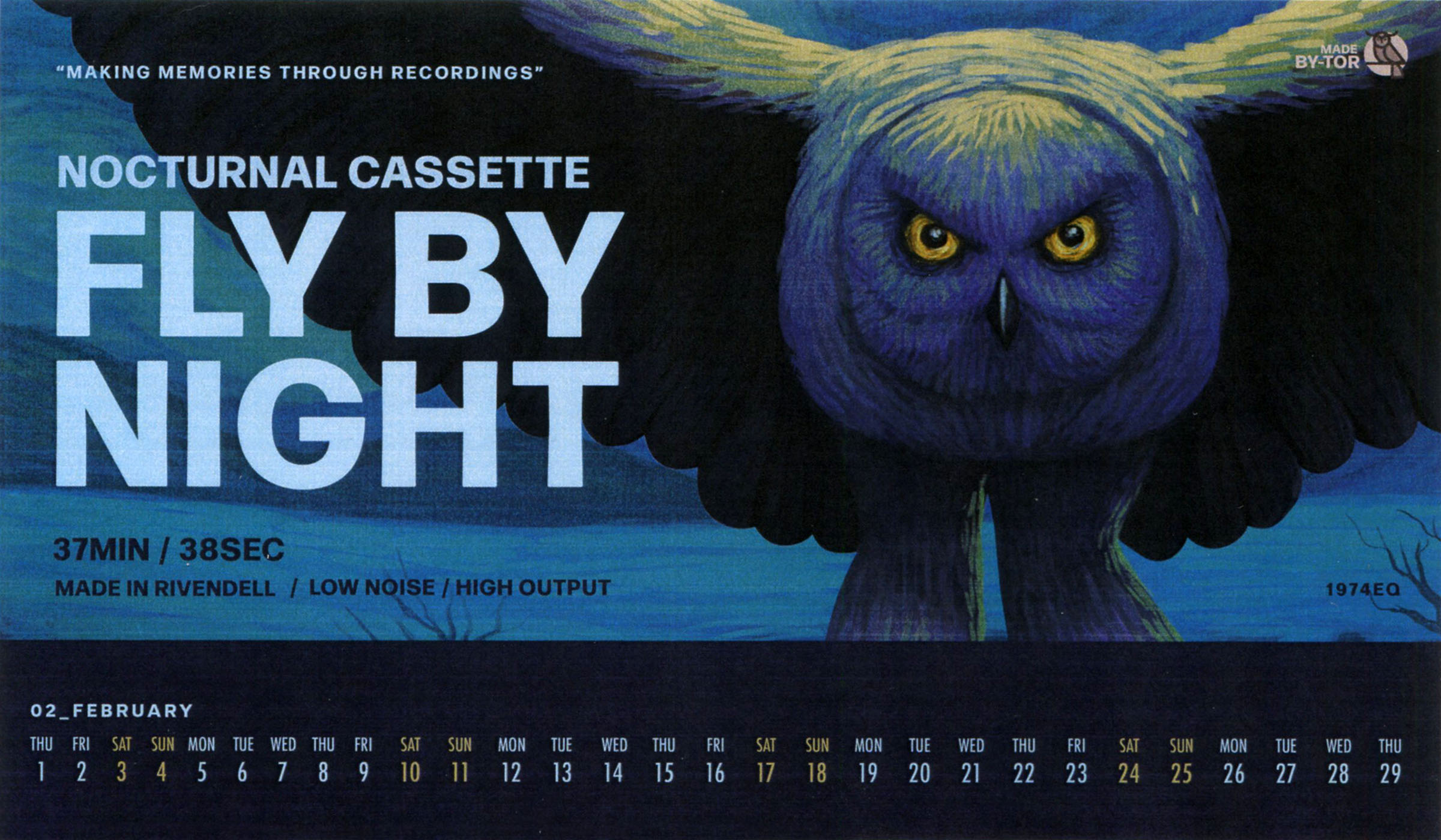The Rush 2024 Desk Calendar