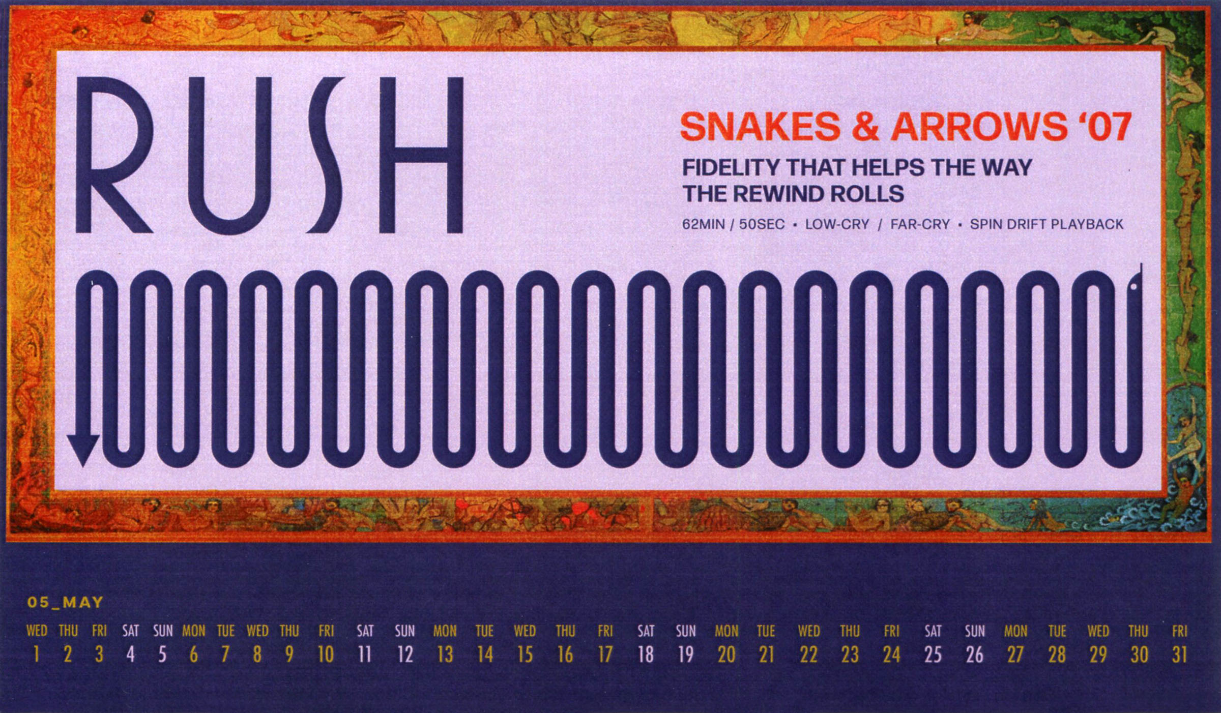 The Rush 2024 Desk Calendar
