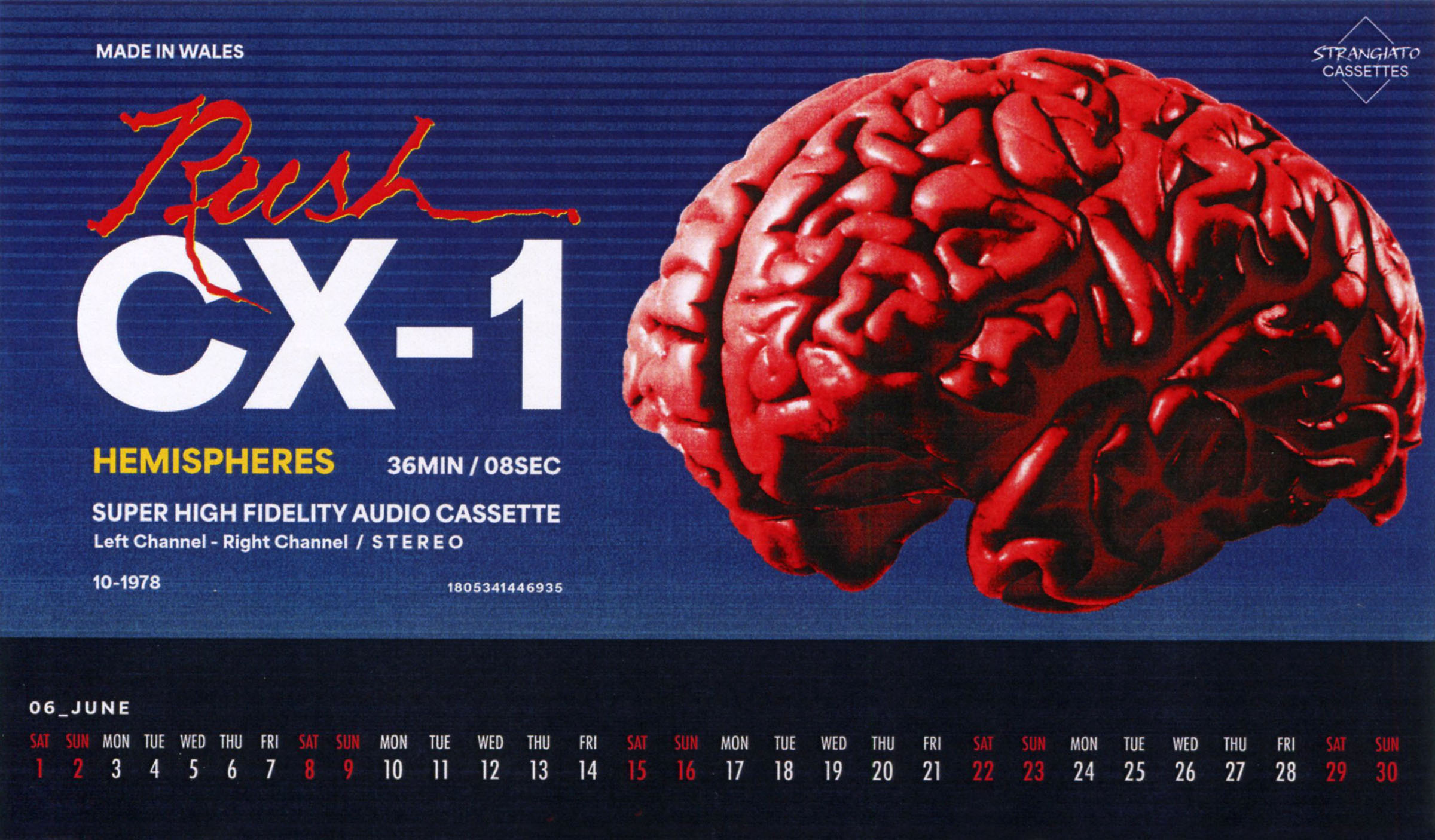 The Rush 2024 Desk Calendar