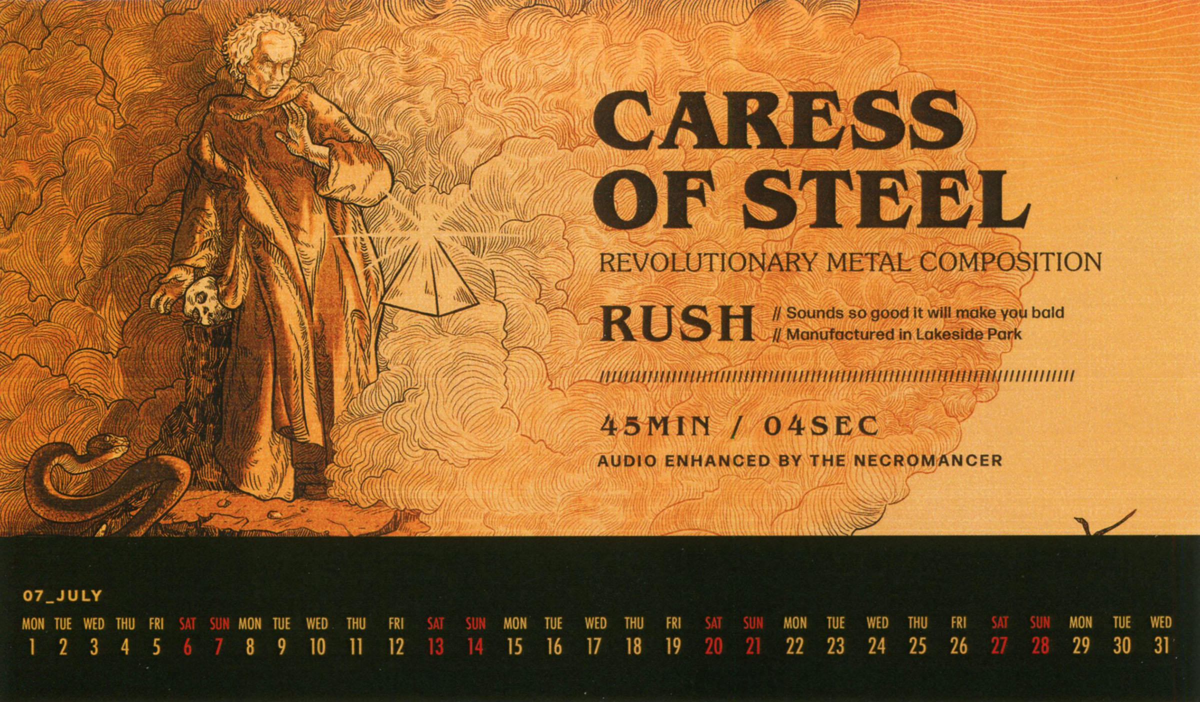 The Rush 2024 Desk Calendar