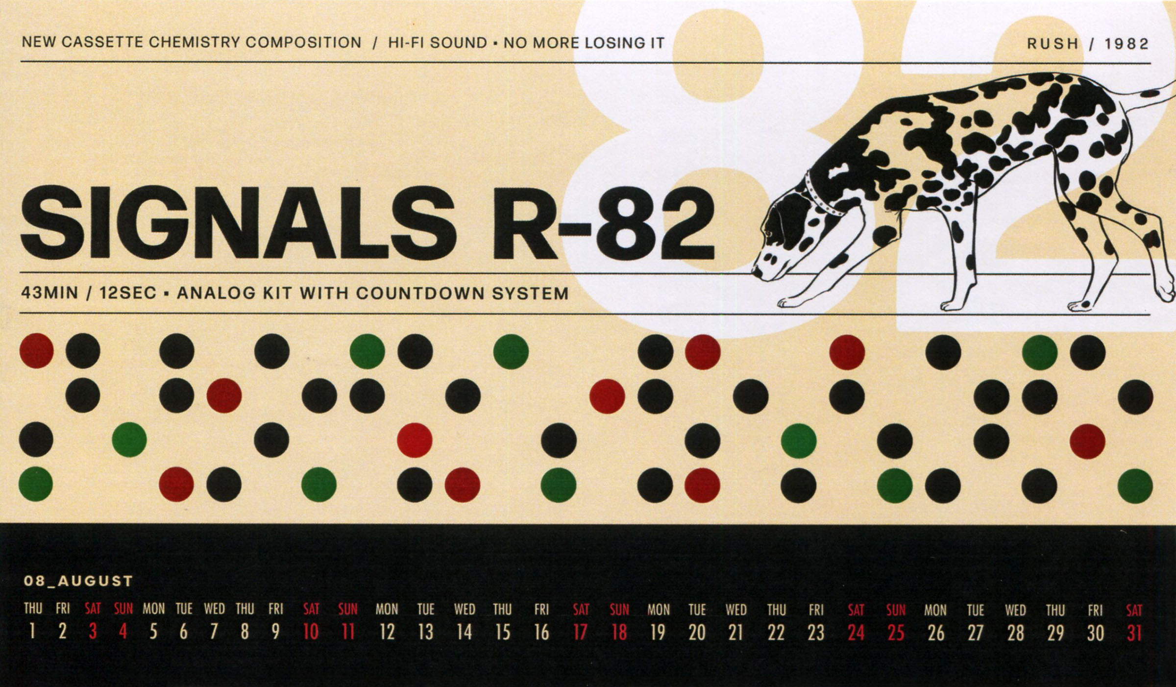 The Rush 2024 Desk Calendar