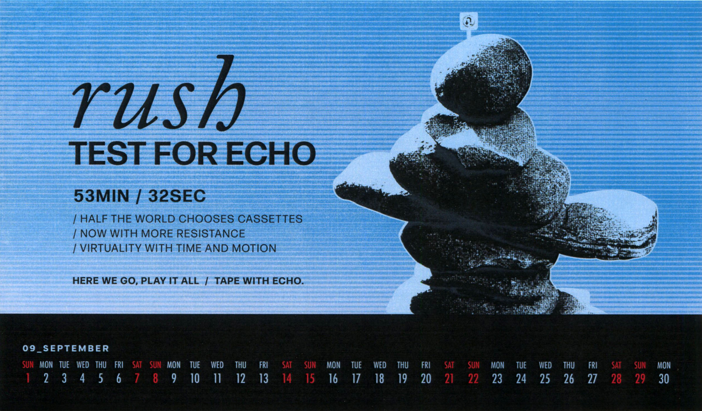 The Rush 2024 Desk Calendar