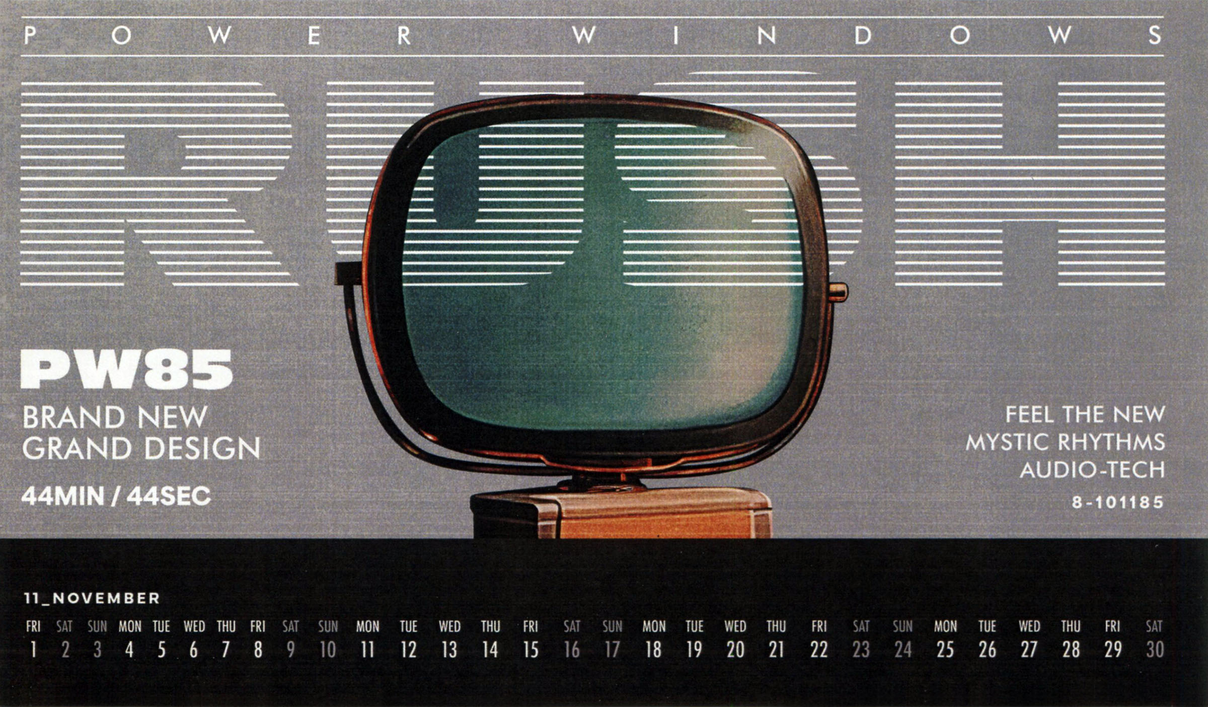 The Rush 2024 Desk Calendar