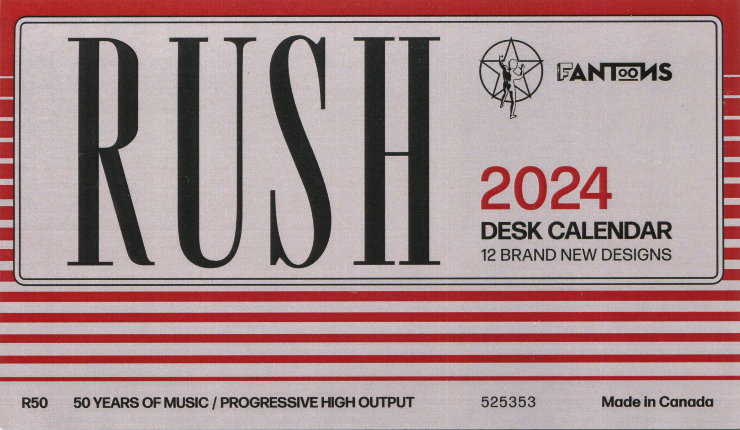 The Rush 2024 Desk Calendar