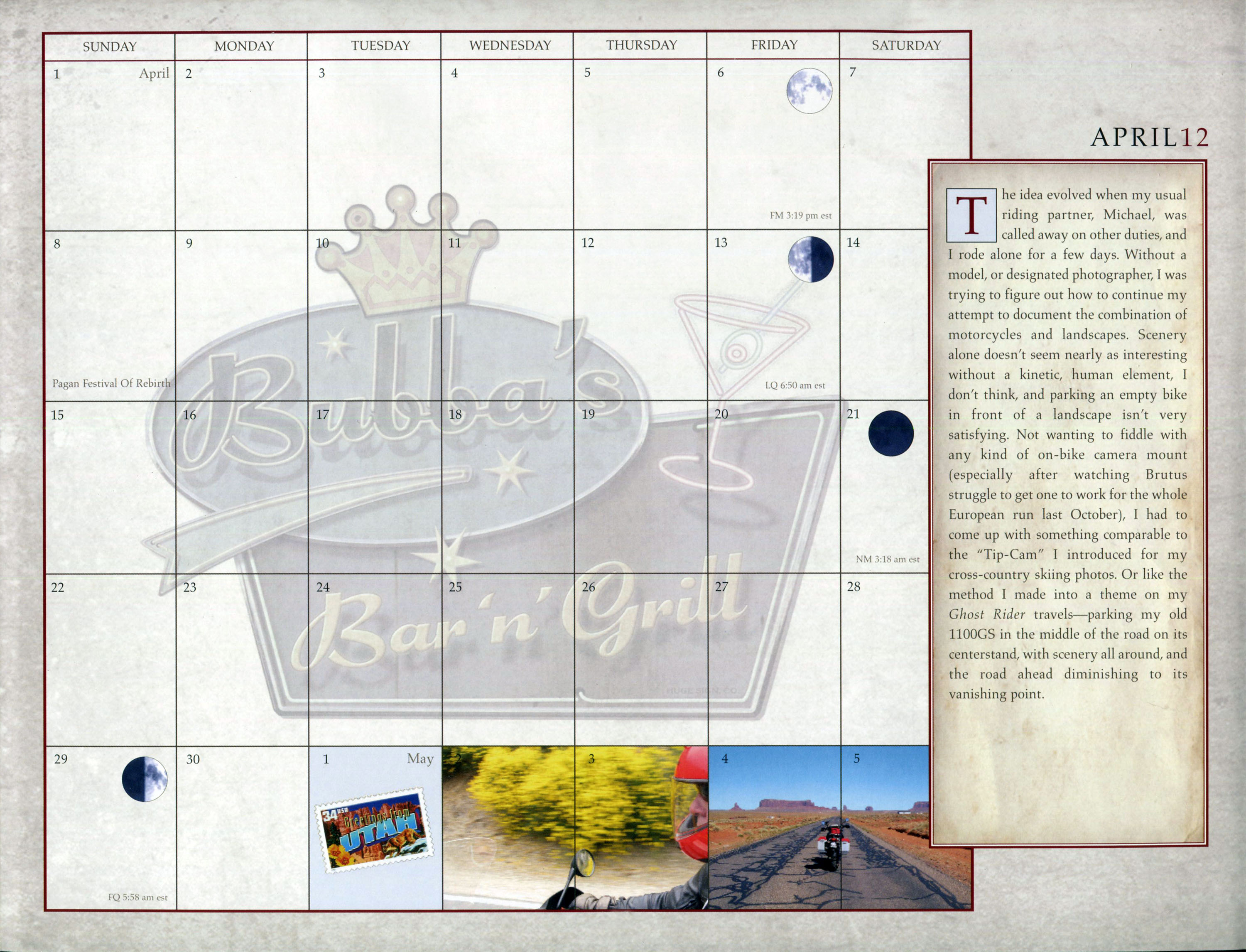 The Rush 2024 Desk Calendar