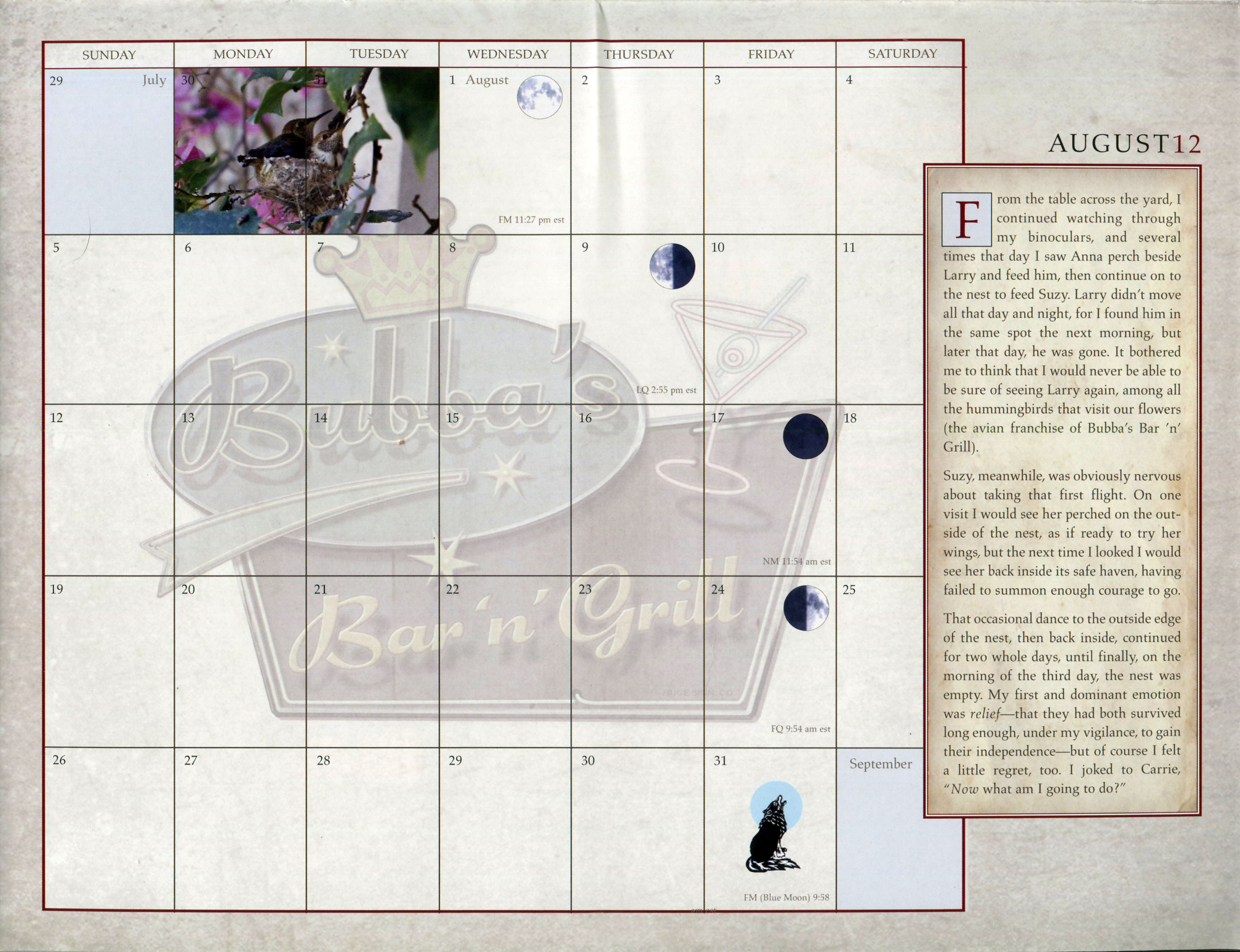 The Rush 2024 Desk Calendar
