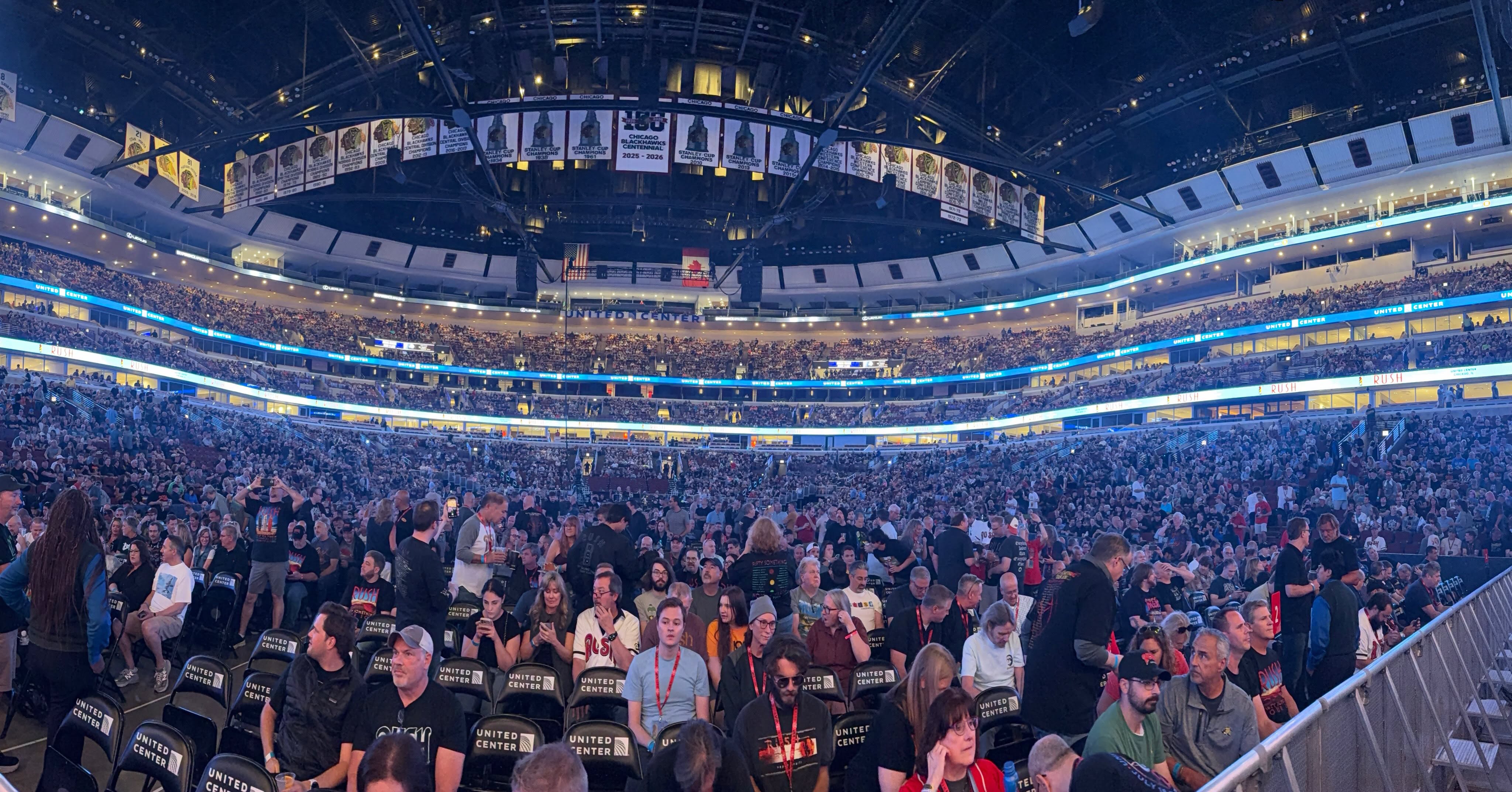 Rush 'Fifty Something' Tour Pictures - United Center - Chicago, Illinois - July 22nd, 2026