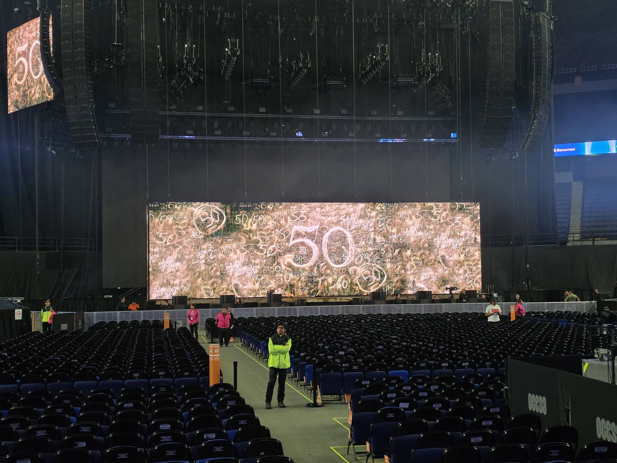 Rush 'Fifty Something' Tour Pictures - Palacio de los Deportes - Mexico City, Mexico - June 18th, 2026