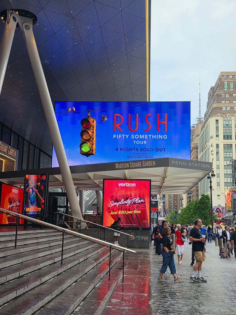 Rush 'Fifty Something' Tour Pictures - Madison Square Garden - New York City, New York - July 30th, 2026