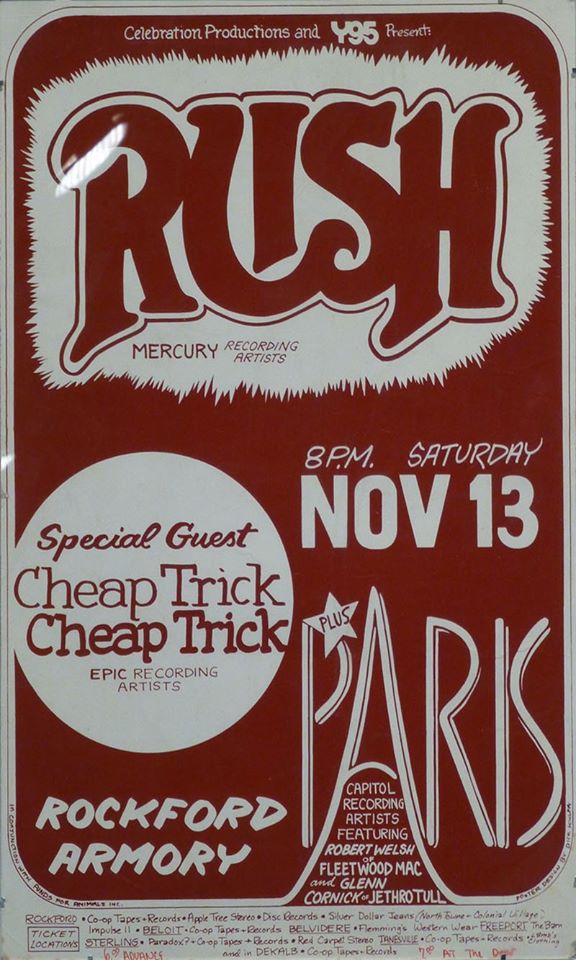 Rush 'All The World's a Stage' Tour Pictures