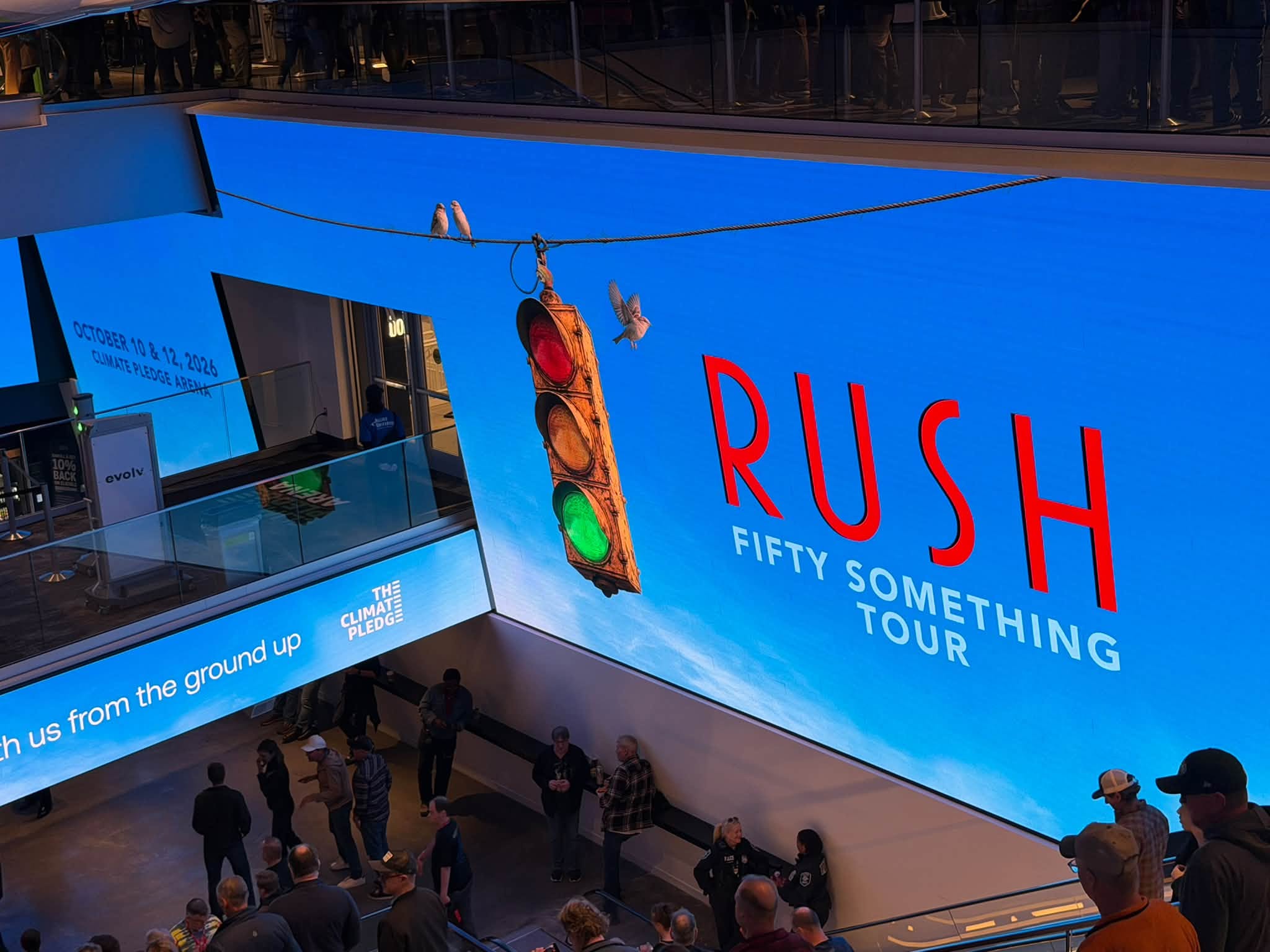 Rush 'Fifty Something' Tour Pictures - Climate Pledge Arena - Seattle, Washington - October 12th, 2026