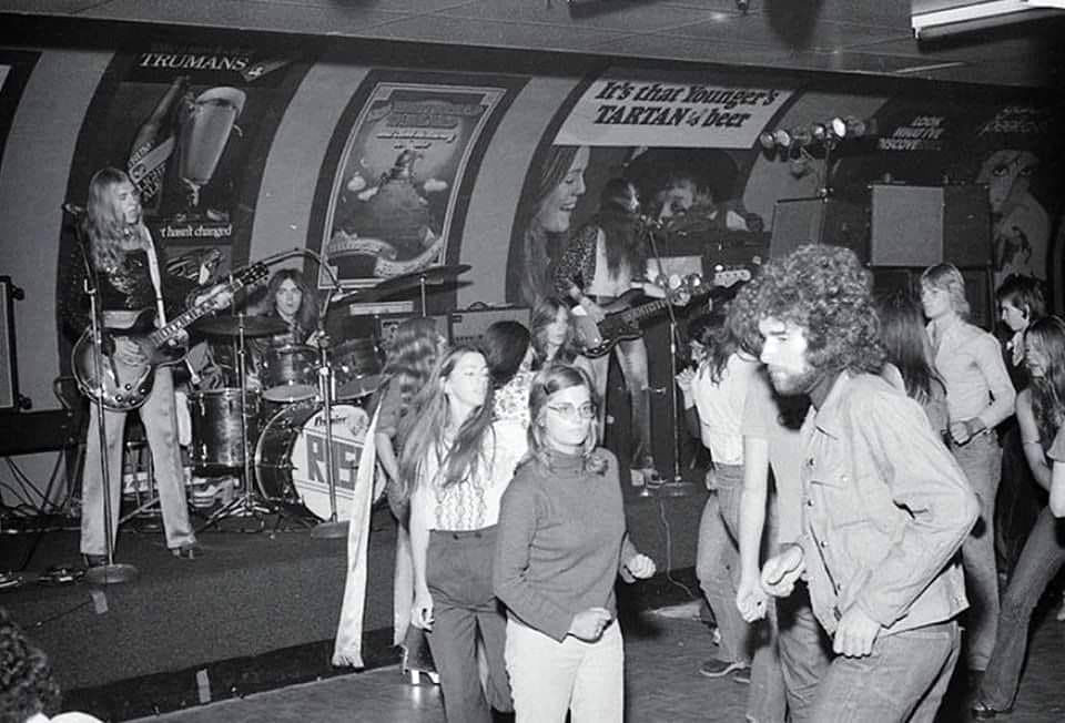 Rush 'Debut Album' Tour Pictures - Piccadilly Tube - Toronto, Ontario - March 18th, 1974