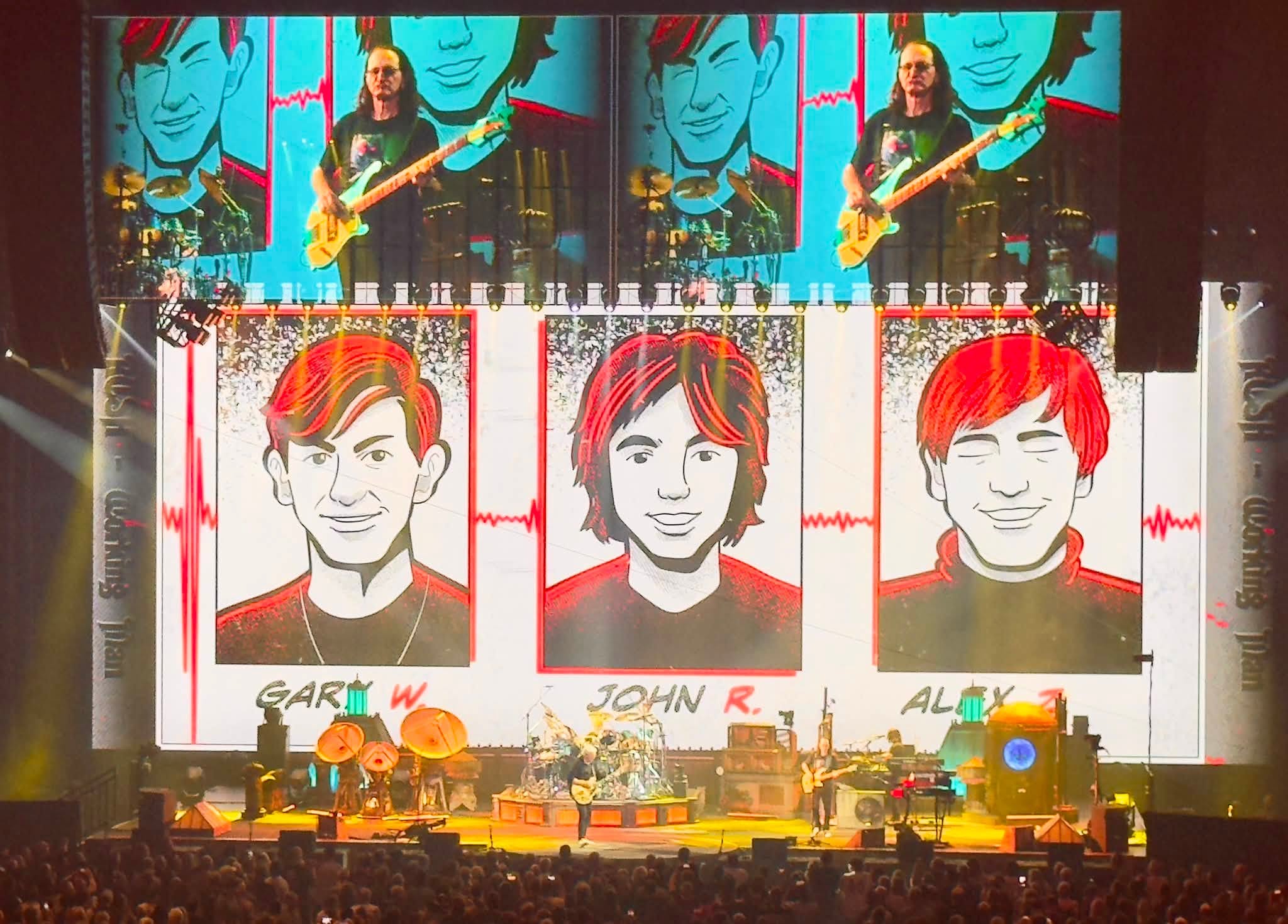 Rush 'Fifty Something' Tour Pictures - Scotiabank Arena - Toronto, Ontario - August 11th, 2026